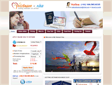 Tablet Screenshot of myvietnam-visa.com