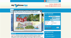 Desktop Screenshot of myvietnam-visa.net